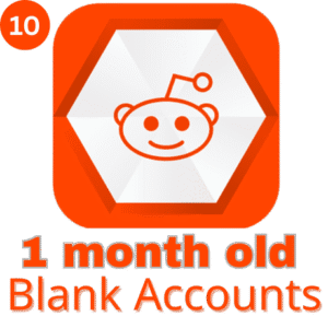 10 Reddit accounts 1 month old