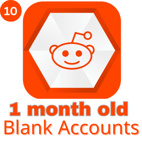 10 Reddit accounts 1 month old